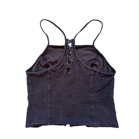 UO ECOTE Black Strappy Halter Top - Picture 2 of 5